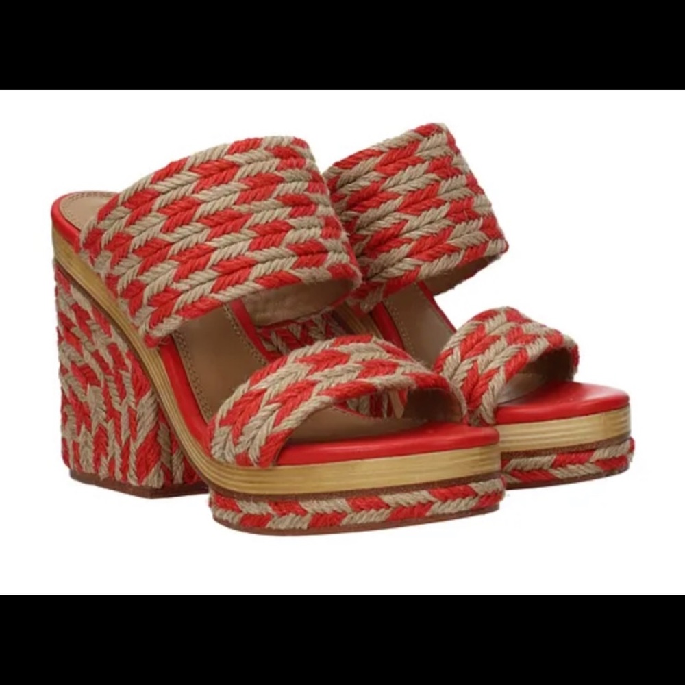 Brand NEW in Box Tory Burch Lola Sandals Poppy